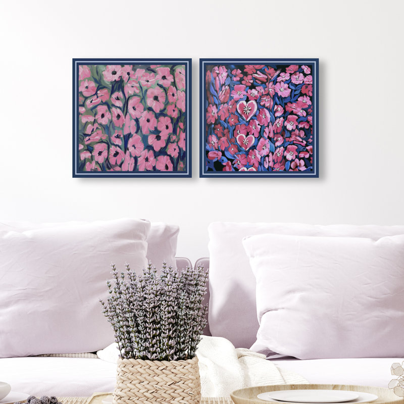 Forever Blooming Set Set by Oliver Gal, 24"H x 24"W, Gallery Wrapped