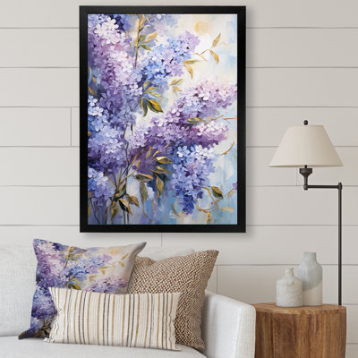 Lilas mauve et mauve en fleurs - art mural lilas