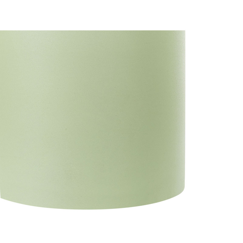 Anacelis Pedestal End Table, Green