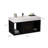 39.4" Wall-Mounted Single Bathroom Vanity with Sink-1519686818