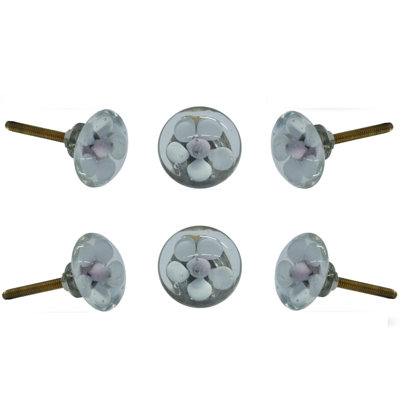 Summer Triffle 1.5" Diameter Mushroom Knob Multipack