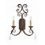 Serratina 2 - Light Candle Wall Light-188528356-188528368