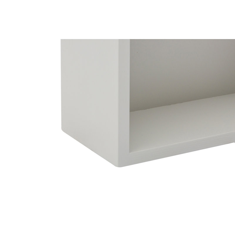 Alecto 80cm H x 40cm W Cube Bookcase, Grey