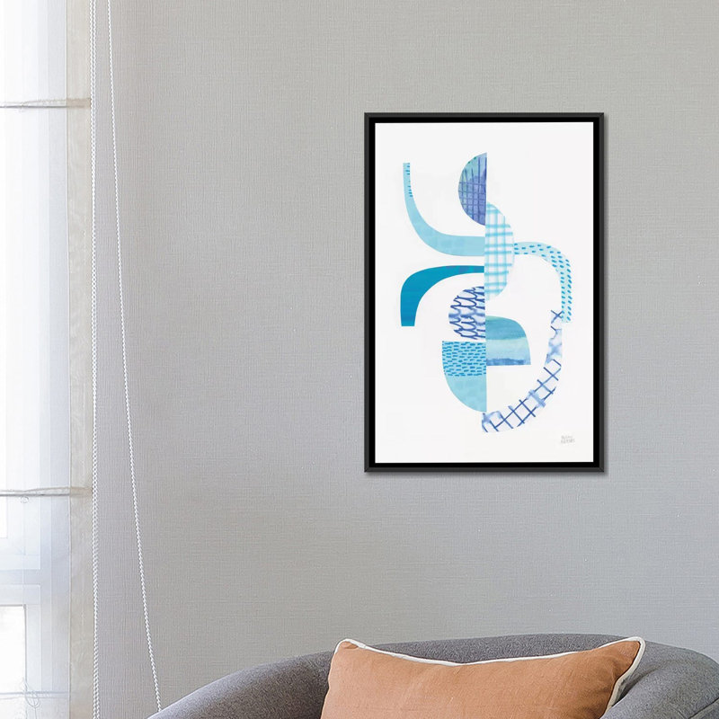 «Fragments II», impression sur toile, H 26 po x l 18 po x P 1,5 po, Toile avec cadre noir, Pas de tapis