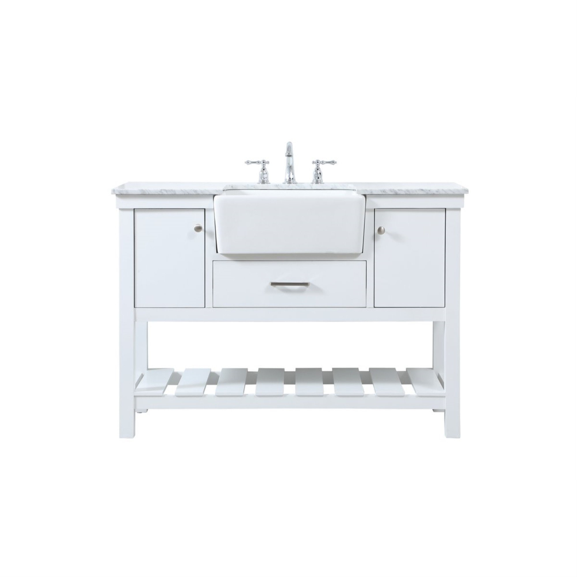 Pelaghia 48'' Single Bathroom Vanity, White