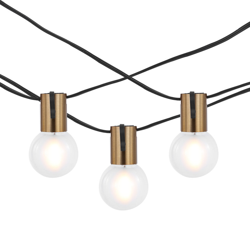 Walling Outdoor 10 - Bulb 120'' Plug-in String Light