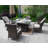 Alide 4 - Person Patio Dining Set Square Table with Cushions Included