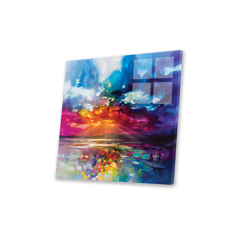 Suns Energy - impression sur verre acrylique, H 36 po x l 36 po x P 0,25 po