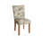 19'' H Upholstered Oak Dining Chair