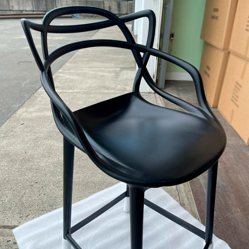 Tabouret de bar et de comptoir, Noir, noir, noir, noir, Tabouret de bar (siège d’une hauteur de 30 po), 1