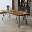 Bureau d'écriture rectangulaire en bois massif brun noisette-118342793