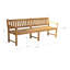 Lakeshore Wooden Bench