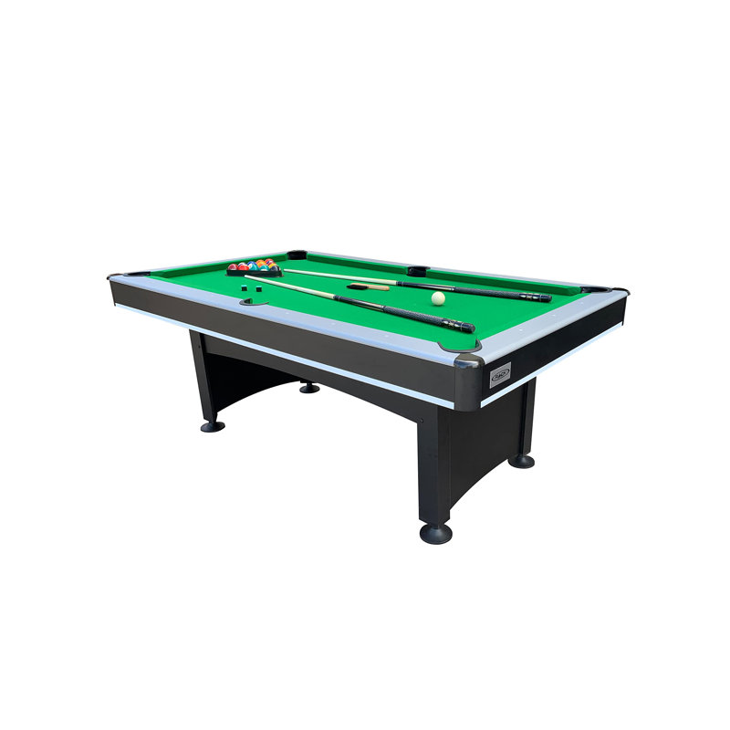 Rack Scorpius 7-Foot Multi Game Billiard/Pool With Table Tennis, Green/Black