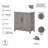 Edion Double Bathroom Vanity with Ceramic Top-1512403664