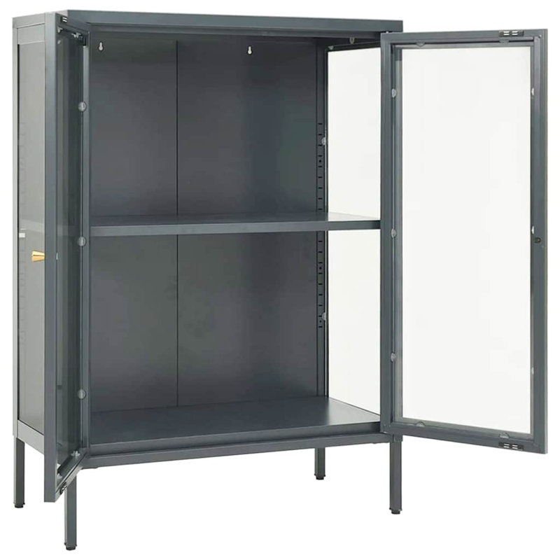 Beckemeyer 29.52755925'' Sideboard, Grey