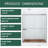 48" x 70" Double Sliding Aluminum Framed Shower Door-94272520