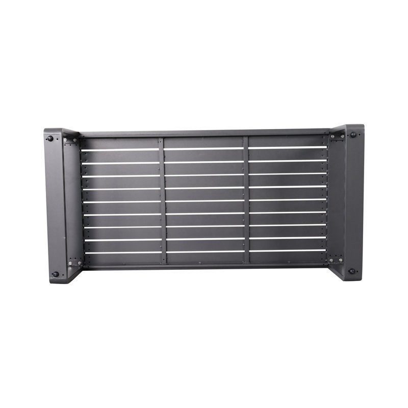 Canapé deux places et table d'appoint marron Yb15052, aluminium, accessoire de salon contemporain, coussins rectangulaires beiges, décoration intérieure moderne