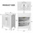 30" Single Bathroom Vanity With Engineered Stone Top, Soft-close Doors, White