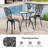 Outdoor 3-Piece Cast Aluminum Iris Bistro Set-501288086