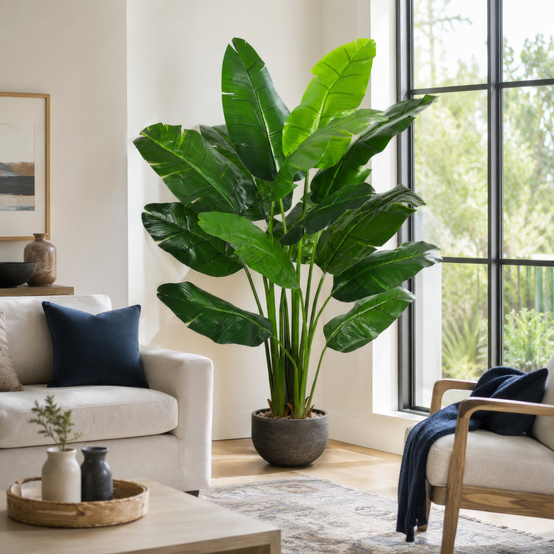 69'' Faux Palm Tree in Pot