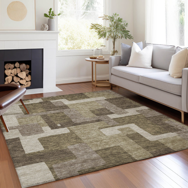 Tapis intérieur / extérieur Neysa, Rectangulaire 8 pi x 10 pi