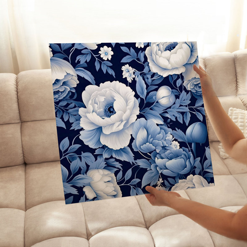 Impression florale florale William Morris, H 28 po x l 28 po
