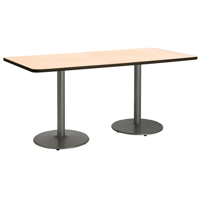 72" L Breakroom Table, Natural, 29" H x 36" W x 72" L