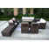 Alyson Wicker/Rattan 9 - Person Seating Group With Cushions
