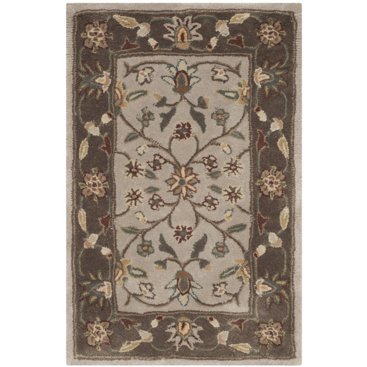 Tapis ivoire / taupe Regner