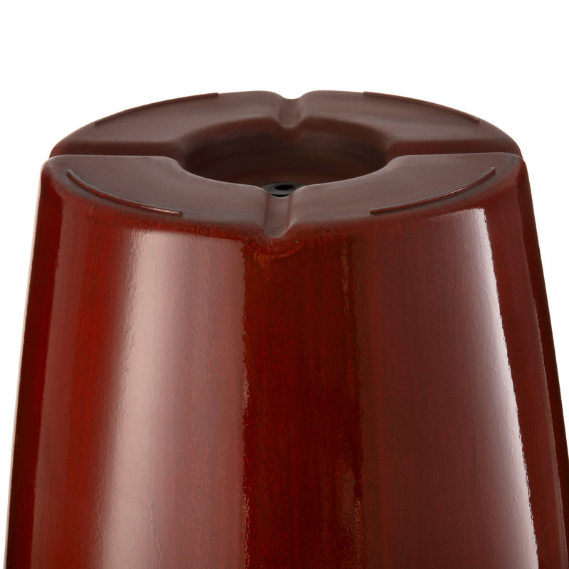 Ensemble de 2 pots à fleurs surdimensionnés en faux cobalt 30 po, H 30 po x l 15 po x P 15 po, Rouge dégradé