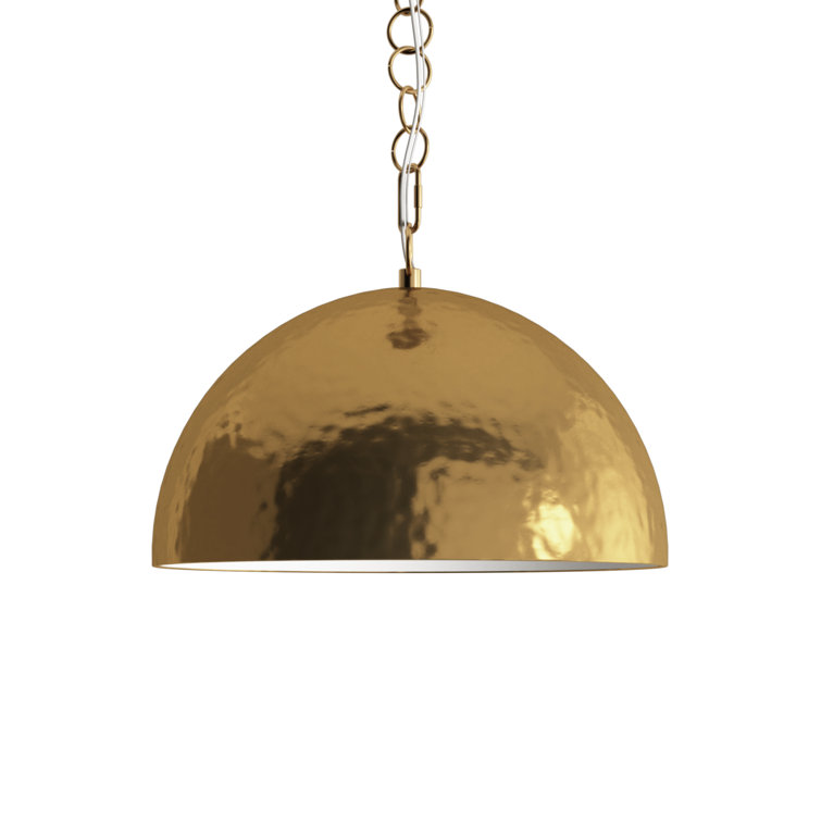 Tarver Single Light Metal Steel Dimmable Pendant