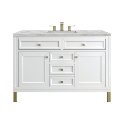 Chicago 48" Single Vanity W/FreePower Wireless Charger