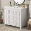 Rangement pour meuble-lavabo 36 po avec lavabo en céramique-115672351