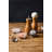 Anolon Pantryware Teakwood And Marble Salt And Pepper Grinder Set, 2 Piece