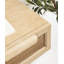 Rattan Floating Entryway Console Table
