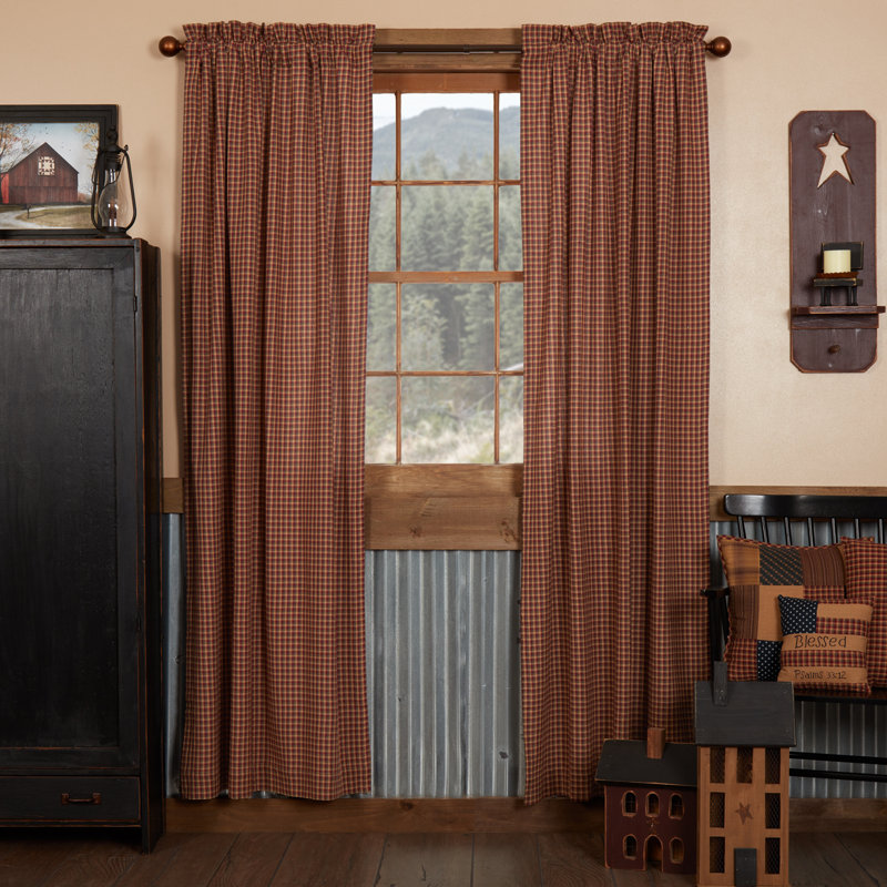 Chiverton 100% Cotton Room Darkening Curtain Pair