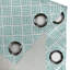 Rideau à œillets 2 panneaux East Urban Home Aqua, 50 po, vert menthe / blanc-57200413