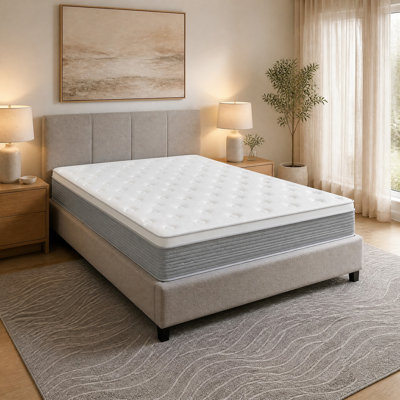 12'' Medium Pocket Spring Hybrid Memory Full Mattress With Certipur-US Certified Foam,In A Box