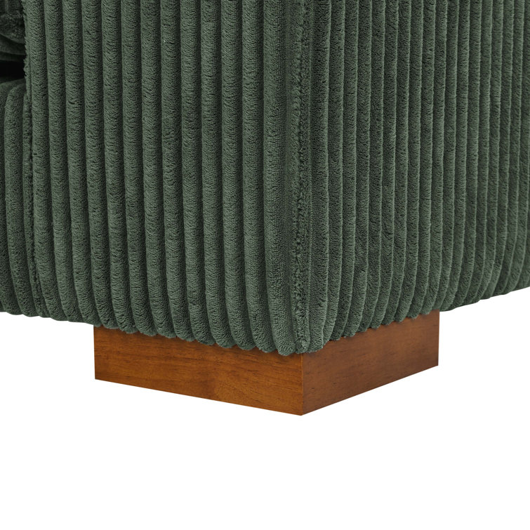 2 - Piece Corduroy Sectional