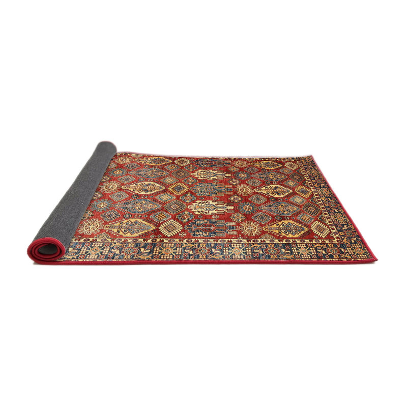 Burnabbie Oriental Indoor Rug, Round 5'