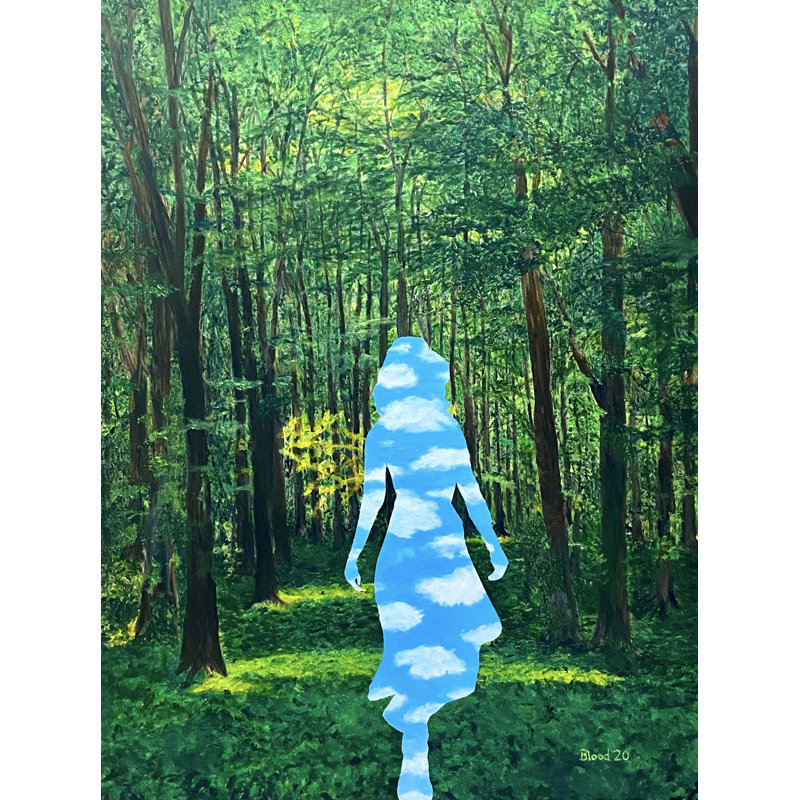 Out Of The Woods Print by Tom Blood, 21.25" H x 17.25" W x 0.875" D