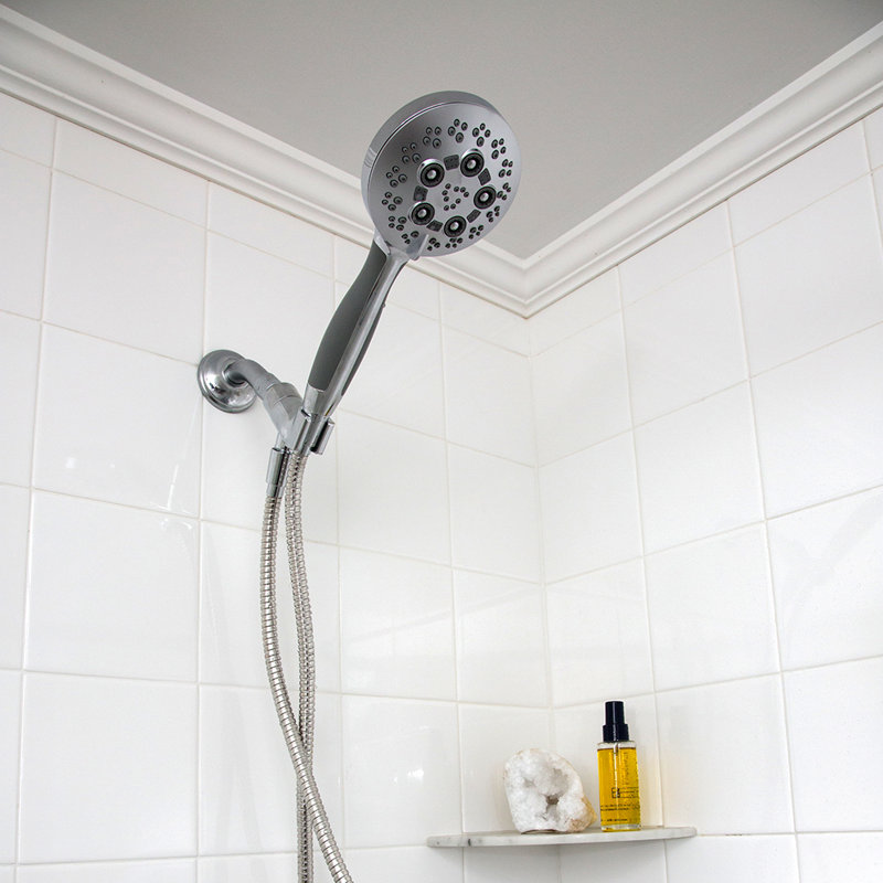 Rio 2.5 GPM Multi Function Handheld Shower Head, Polished Chrome