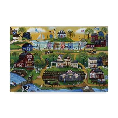 " Picasso Folk Art Farm " by Cheryl Bartley