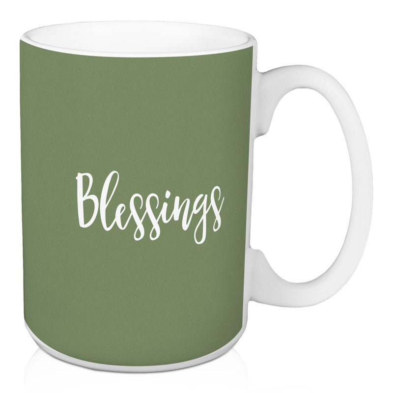 Neale Ceramic Coffee Mug, Green