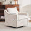 Fauteuil d'appoint pivotant en tissu-16728704
