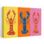 «Colorful Pop Lobsters», impression d'art contemporain coquillage-129712474