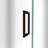 Unidoor-LS 36'' W x 72" H Hinged Frameless Shower Door with ClearMax Technology-122120828
