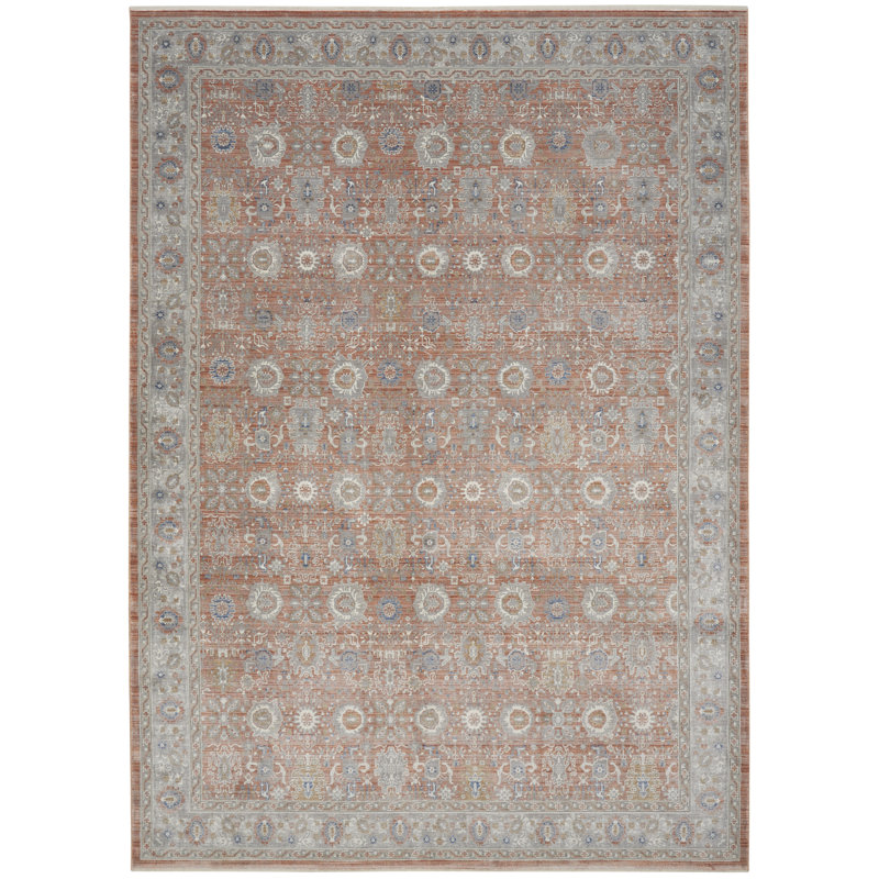 Floral Indoor Rug, Rectangle 8'6" x 11'6"