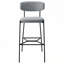 Ensemble de 2 tabourets de bar modernes élégants avec dossiers incurvés et repose-pieds géométriques-1917453809