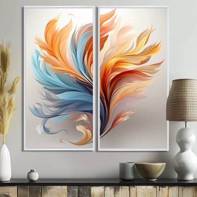 Art mural Liadan - Plumes d'animaux